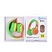 Contixo KB2600 Kid Safe 85db Foldable Wireless Bluetooth Headphone Built-in Microphone, Micro SD Card Music Player, FM Stereo Radio (Green w/Orange) - Best Gift