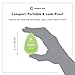 Squeeze Pod Travel Conditioner - 10 Single Use Pods – Sulfate Free, Leak Proof, TSA Approved Travel Size Toiletries Made with Natural Ingredients - Best for Airline Traveling, Camping & Gym Bags VC05