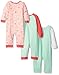 Disney Baby Girls' 3 Pack Coveralls Of Ariel The Little Mermaid