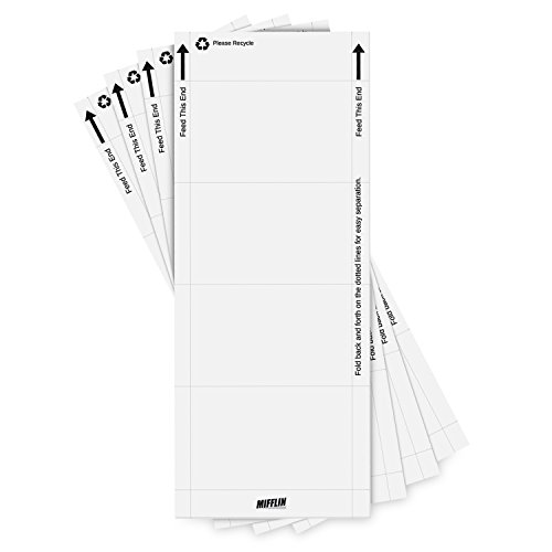 MIFFLIN Lanyard with Horizontal ID Holder (Royal Blue, 2.25x3.5", 100 Pack) Includes Paper Inserts