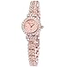ShoppeWatch Ladies Bracelet Watch Petite Bling Crystals Rose Gold Tone Reloj de Dama King Girl SW9503RSRS