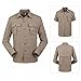 Outdoor Shirt, TSWA Men's Active Quick Dry Sun UV Protection Convertible Long Sleeve Hiking Camping Shirts