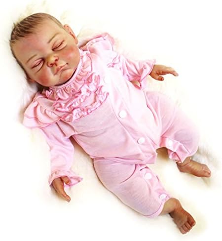 Rayish Reborn Baby Doll 21" Lifelike Realistic Baby Doll Magnetic Mouth Lovely Lifelike Cute Realistic sleep baby collection baby doll