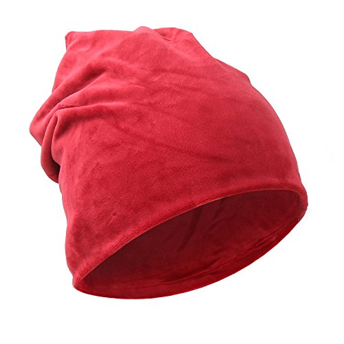 Komene super soft warm flannel slouchy hat unisex trend…
