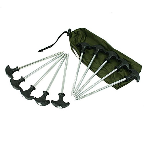 DD-Tackle10 bivvy, T - Pegs incl.Bag, 21 cm, tent pegs.