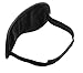 CoCo Island Ultra-Soft Velvet Contoured sleep mask & blindfold, super-smooth and soft eye mask (Black)