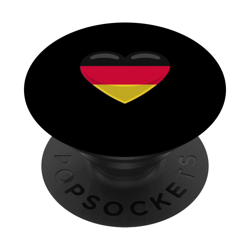Germany Flag Heart PopSockets Swappable PopGrip