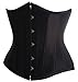 Alivila.Y Fashion Womens Plus Size Vintage Underbust Waist Training Corset 2686A-Black-4XL