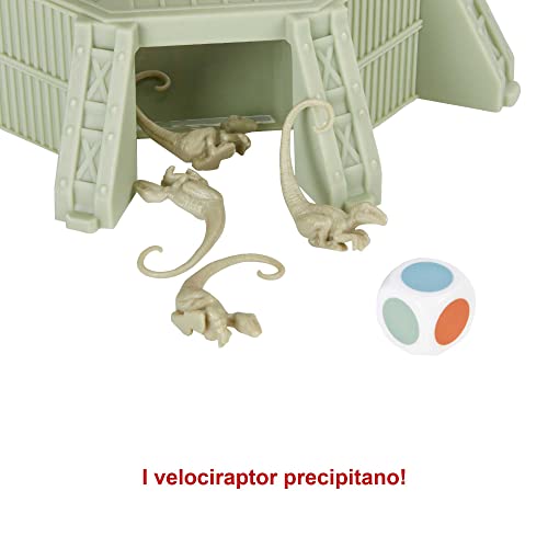 Mattel Games Jurassic World: Dominion - Salva I Velociraptor, Gioco Da Tavolo Per Bambini 5+ Anni