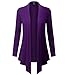 Dutebare Womens Open Front Cardigan Long Sleeve Lightweight Draped Cardigans