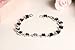 Fate Love Exquisite Sapphire/Black Onyx Square Cubic Zirconia Tennis Bracelet White Gold Plated