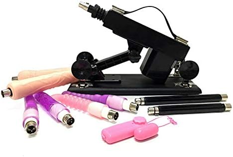 Machine Oral-Cup ing G-un with 6 Attachments Automatic Machines for Women Funny Products,Black