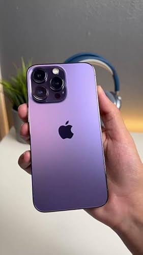 Apple iPhone 14 Pro Max 256 GB Unlocked Renewed Deep Purple Space
