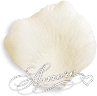 200 Wedding Silk Rose Petals Light Ivory