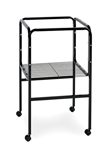 Prevue Pet Products Bird Cage Stand with Shelf, Black