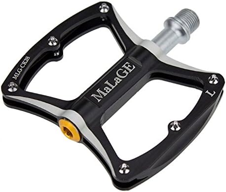 Mountain Bike Pedals with Replaceable Pins, Light Weight, Non-Slip, Aluminum Alloy, 9/16" Spindle and 3 Sealed Bearings