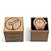 Wooden Watch for Men by Tree People: Bamboo Wood Case, Genuine Cowhide Leather Watch Strap, Miyota Quartz Movement