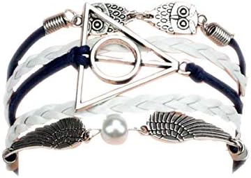 Multilayer Braided Bracelets Vintage Owl Harry Potter Wings  display picture 1
