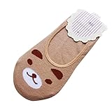 Women's No-show Casual Liner Non-slip Heel Grip Socks US Size 4-8