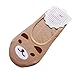 Women's No-show Casual Liner Non-slip Heel Grip Socks US Size 4-8