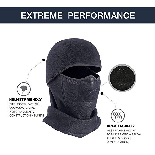 SUNPRO Balaclava - Windproof Ski Mask - Cold Weather Face Mask Neck Warmer - Thumbnail 3
