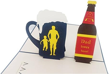 Father's Day Card - Gift For Father - Stereo Creative Greeting Card