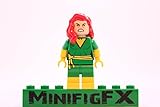 LEGO Custom Green Phoenix Minifigure Marvel X-Men Mutant Jean Grey Made Using Genuine Parts