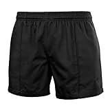 FitsT4 Men & Women Pro Rugby Shorts Sports Team Training Wear Elastic Waist Shorts with Pockets