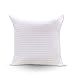 FabricMCC Square Pillow Inserts 18x18, Poly White Sham Hypoallergenic Stuffer Pillow Insert Sham