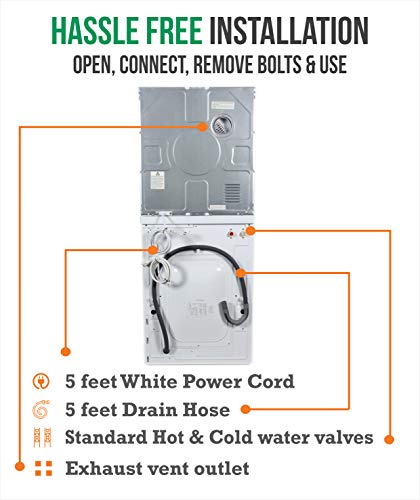 Equator Stackable Set EW824N(1.6 cu.ft)+ED850 (3.5 cu.ft.) Equator Stackable Set EW824N(1.6 cu.ft)+ED850 (3.5 cu.ft.)
