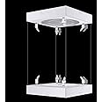 Phicen 1/6 Action Figure Display Box LED Spotlight with Rotating Base (Black, Internal Height 20CM)