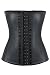 Pink Queen® Womens Plus Size Workout Latex Waist Training Corsets Cincher Shaper