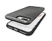 Acekool iPhone7 Plus Wallet Back Case, Smooth Brushed Metal Design Hybrid Wallet Case Protective Hard Cover Skin Card Holder For iPhone7 Plus Grey