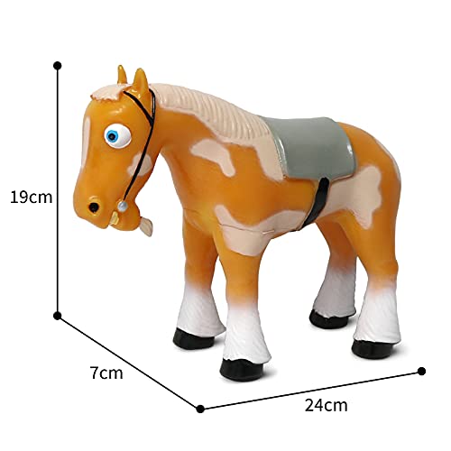 La Granja De Zenon Farm Toys Caballo Percheron Stuffed PVC Animal Plush