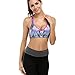CharmLeaks Women's strappy bra workout bra top workout clothes workout tanks sports bra,Pur Chic,Medium