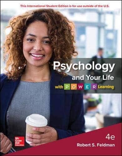 ISE PSYCHOLOGY AND YOUR LIFE W/ POWER LEARNING Paperback – 20 Feb 2019