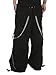 Tripp Dark Street Black And Red Rough And Ready Zip-Off Pants