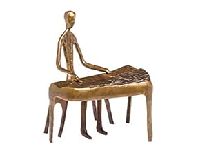 Escultura Pianista Piano del Teclado de Piano del Jugador Escultura de