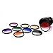 XCSOURCE 58mm 9pcs Graduated Color Filter Kit Orange Blue Grey Red Green Purple Pink Yellow Brown For Canon EOS 650D 50D 40D 400D 450D Rebel T1i T2i T3i 600D 550D LF498