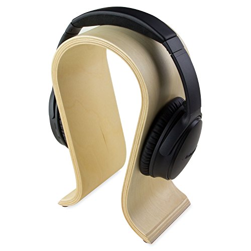 Wood Wooden Headphones Stand/Hanger/Holder - Oak Finish by SOJITEK
