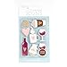 American Crafts Die Cuts with A View Icon Pack Letterboard - Coffee/Wine (8) LP-006-00033