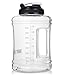Water Bottle 2.5L Large Water Jug with Handle BPA Free Plastic Sports Water Bottle Wide Mouth and Leakproof for Outdoor Gym Travel Office Home