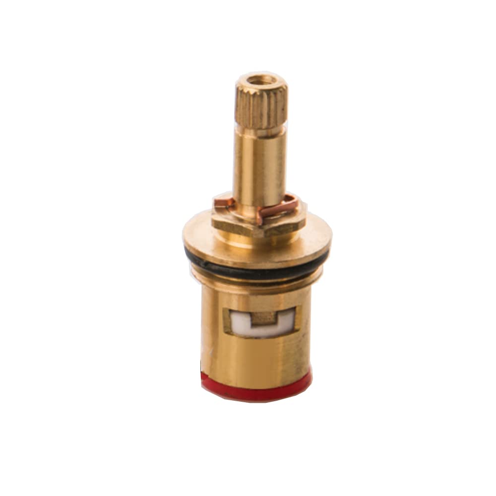 Faucet Ceramic Stem Cartridge Valve, G1/2" Brass Tap Ceramic Disc Cartridge Replacement for Bathroom Kitchen (Type D1- H53mm)