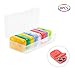 Pill Box - Portable Pill Organizer(Twice-A-Day), Weekly AM/PM Colorful Pill Box Case Moisture-Proof Design Fill Pills/Vitamins/Fish Oil/Supplements/Medication