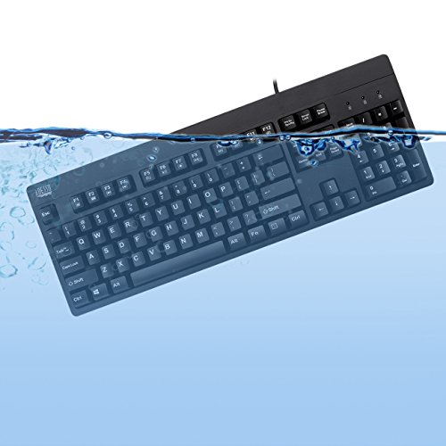 Adesso Easy touch 630Ub, Antimicrobial Waterproof Keyboard (AKB-630UB)
