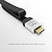 GH 4K@60Hz hdmi Cable 6ft 2 Pack - Flat High Speed Hdmi 2.0 Cable, 18Gbps, 2160P, Ethernet - Braided HDMI Cord 28AWG, YUV 4:4:4, Audio Return(ARC) for Xbox One, PS4, TV, PC, Projector