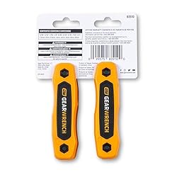 GEARWRENCH 17 Piece SAE/Metric Folding Hex Key Set
