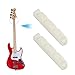 Alomejor 2 Pcs Bass Guitar Nut Plastic Guitar String Bridge Nut for Electric Bass Replacement Parts(445.88mm)thumb 1
