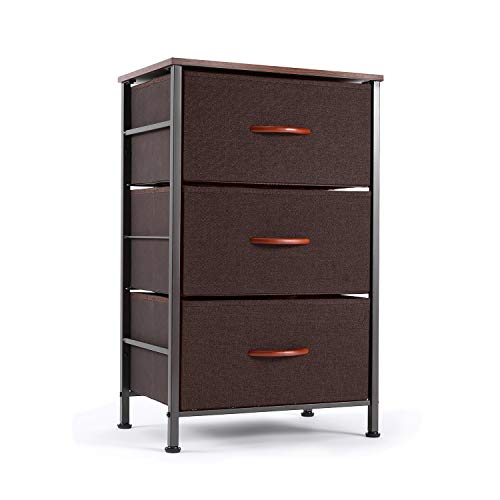 Hallway Lightweight Accent Table Storage Drawer Unit With Wood Top