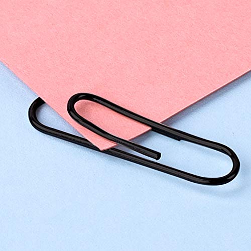 240 Pcs Binder Clips, Paper Clips, Rubber Bands, Paper Clamps Assorted 3 Sizes, Paper Binder Clips Metal Fold Back Clips with Box (Black) - Thumbnail 3
